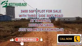 Plot for Sale at Tamando Bhubaneswar  | 200m from NH-16 | Kothabadi