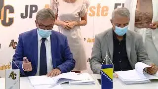 Potpisan Ugovor o izgradnji poddionice Tarčin - ulaz u tunel Ivan