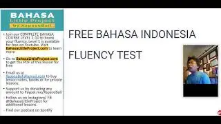 FREE COMPREHENSIVE Bahasa Indonesia Fluency Test