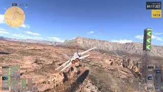 MSFS 2024 - PS5 World Record F18 Grand Canyon Low Altitude Challenge