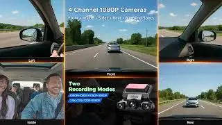 🚨 LAMTTO DC21丨4-CHANNEL DASH CAM! 🚨