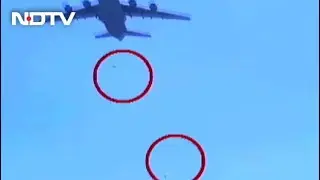 Videos: 2 Fall Off Plane, Some Huddled On Aircraft Wing In Kabul Mayhem