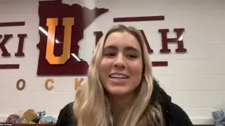 Gopher hockey sisters Ava and Sadie Lindsay test trivia knowledge about one another