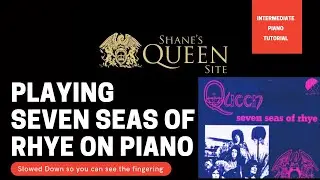 Seven Seas of Rhye ; How to Play Seven Seas of Rhye piano riff