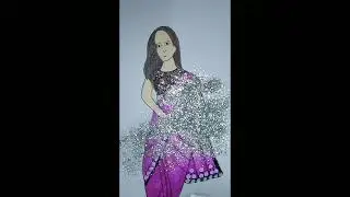 Beautiful girl 💞💞 #glitter #viral #trending #cute #art 🌷🌷💖💖