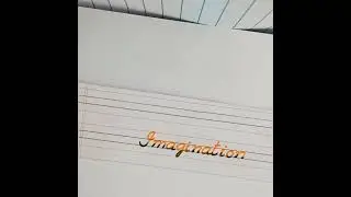 imagination #lucida #calligraphy#shorts