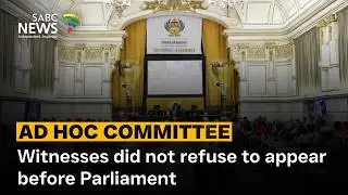 Ad Hoc Committee | Witnesses did not refuse to appear before Parliament: Thoko Didiza