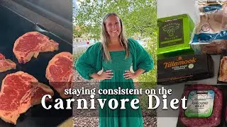 Последовательное соблюдение Carnivore | приготовление стейка, походы за продуктами и мой план пит...