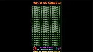 Find the Odd Number 