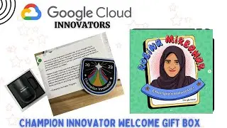 @googlecloud Champion Innovator Gift Unboxing 2023!🎁| Pakistan's 1st Female Cloud Champion Innovator