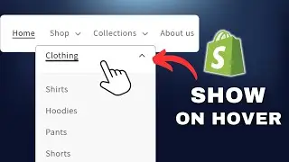 Add Hover Effect On Links For Menus On Free Shopify Themes