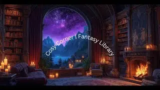 Velaris-Inspired Library ASMR 🌙 Cozy Fantasy Ambience for Reading, Study & Sleep