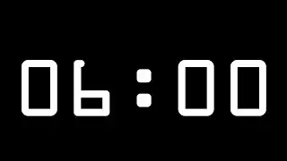 6 Minute Timer with Alarm (Count Up Stopwatch)