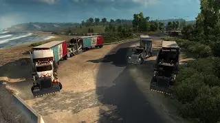 ✔️ Короткий рейс, жарюсь от температуры | ATS MP | LIVE 3455