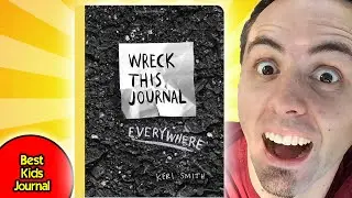 BEST JOURNAL FOR KIDS | Wreck This Journal Everywhere Unboxing & First Look Review
