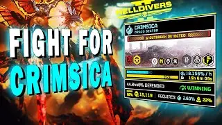 Fighting Predator Bugs on Crimsica! 9 Planets in Danger! New Major Order Drama | Helldivers 2