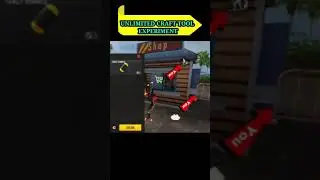 new unlimited craft tool experiment🔥#shorts #freefire #freefiretamil
