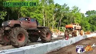 CHEVY vs DODGE MUD TRUCK TUG OF WAR