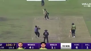  1 ball 6 needed and hits a huge six 😳💀 