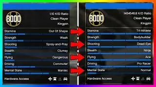 How To Max ALL Of Your Stats In GTA Online The Fastest Way Possible - EASY Way To Level GTA 5 Stats!