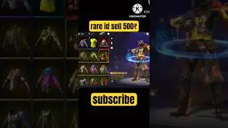 all rare bundle id sell only 500₹ |ff id sell low price #shorts #idsell #viral #freefire