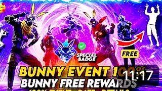 BUNNY BUNDLE RETURN 100% DATE CONFIRMED |FREE REWARDS |FREE EMOTE|FREE GUN SKIN #freefire #trending 