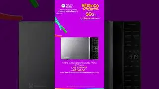 Micro-ondas Electrolux 23L Prata Efficient #shorts #magalu