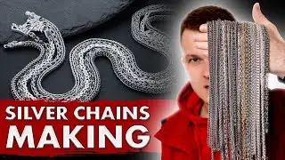 How we make silver chains from mixing metals to finished perfect chain - VarVar Jewelry