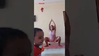hip opening pose #newmom #viral #youtubeshorts #practice #yoga #like