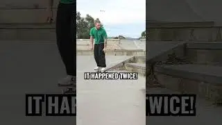 Happy Accident While Trying Crooked Grinds #skateboarding #crookedgrind #shorts #skateboard