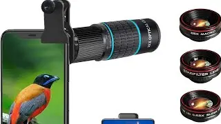 Phone Camera Lens Kit 10 in 1 for iPhone Samsung Pixel Android, link and details in description