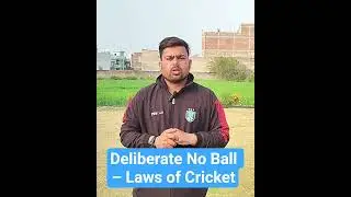 Deliberate No Ball &ndash; Laws of Cricket Explained by an Umpire#cricket #viral #viralvideo #