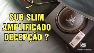 MOSTRANDO, INSTALANDO E OPINIÃO SOBRE SUBWOOFER SLIM AMPLIFICADO CORZUS CXS 303