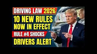 Driving Law Update 2026: 10 New Rules Now in Effect &mdash; The #4 Rule Will Surprise You