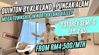 Quinton Residence - Puncak Alam l 32x65' 2 Sty Semi D Freehold  -25KM to KL l Property Insight #26