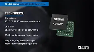 AD4080 20-bit 40 MSPS Precision SAR ADC