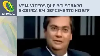 Exclusivo: Confira vídeos que Bolsonaro queria exibir em depoimento no STF