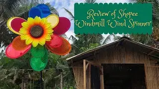 Review of Shopee Windmill Wind Spinner