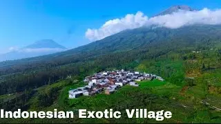 DESA EKSOTIS❗ , INDAHNYA SEMPURNA DI LERENG GUNUNG SINDORO | Exotic Village, Beautifully perfect