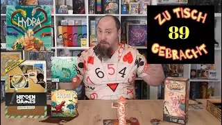 Zu Tisch gebracht Episode 89 (u.a. Salami, Hydra, Champ, Hidden Games)