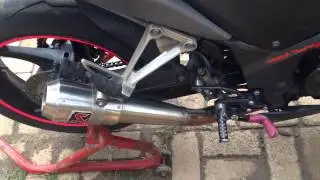 Modified CBR 250 with Akrapovic Lorenzo Exhaust (Very Loud)