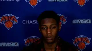 Knicks Rj Barrett Postgame Interview New York Win vs Bradley Beal Washington Wizards