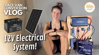 Van Conversion Vlog - 12v Electrical system - Toyota Hiace Campervan