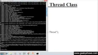 300. Creating Thread by extending Thread class in Java Programming (Hindi)