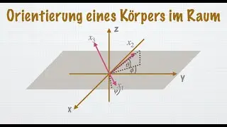 Euler-Winkel, Lage des K&ouml;rpers im Raum, Rotationsenergie, Beispiel | Theoretische Mechanik