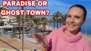 Albir Beach in December 🏖 #benidorm #albirbeach