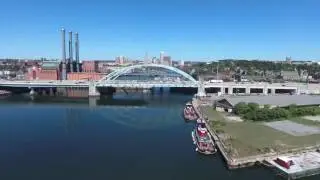 India Point Park - Providence RI- 4K Drone Footage