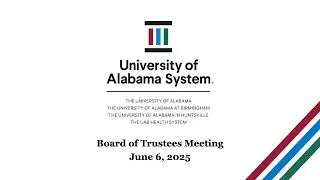 Board of Trustees Meeting - June 6, 2025