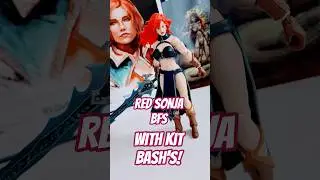 Red Sonja Boss Fight Studio figure with Kit bash variations
