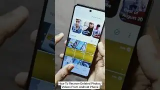 How To Recover Deleted Photos/Videos From Android Phone | Delete Photo & Video Recovery